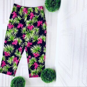 BRIGGS TROPICAL STRETCH CAPRI/CROP  pants